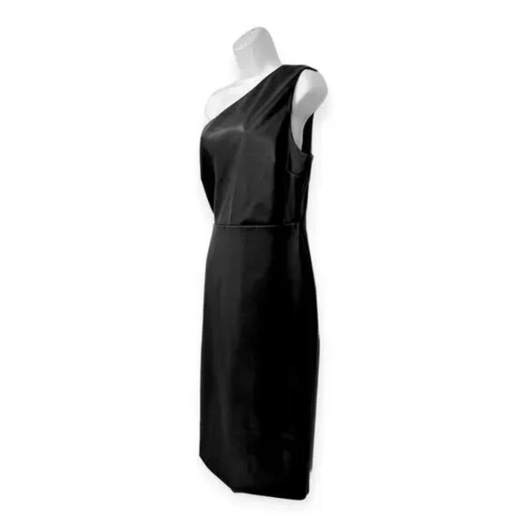 New Bardot Oriella Revolve Vegan Leather Dress in Black Size Small - Picture 16 of 16